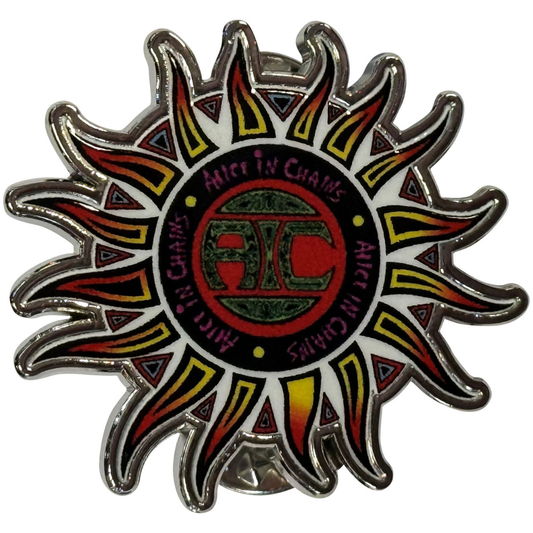 Alice In Chains Anstecker Pin · Sun Logo