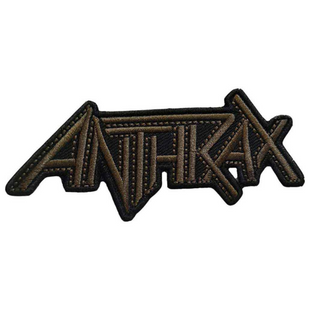 Anthrax Patch Aufnäher · Logo Brown Color · Offizieller Metal Band Merch