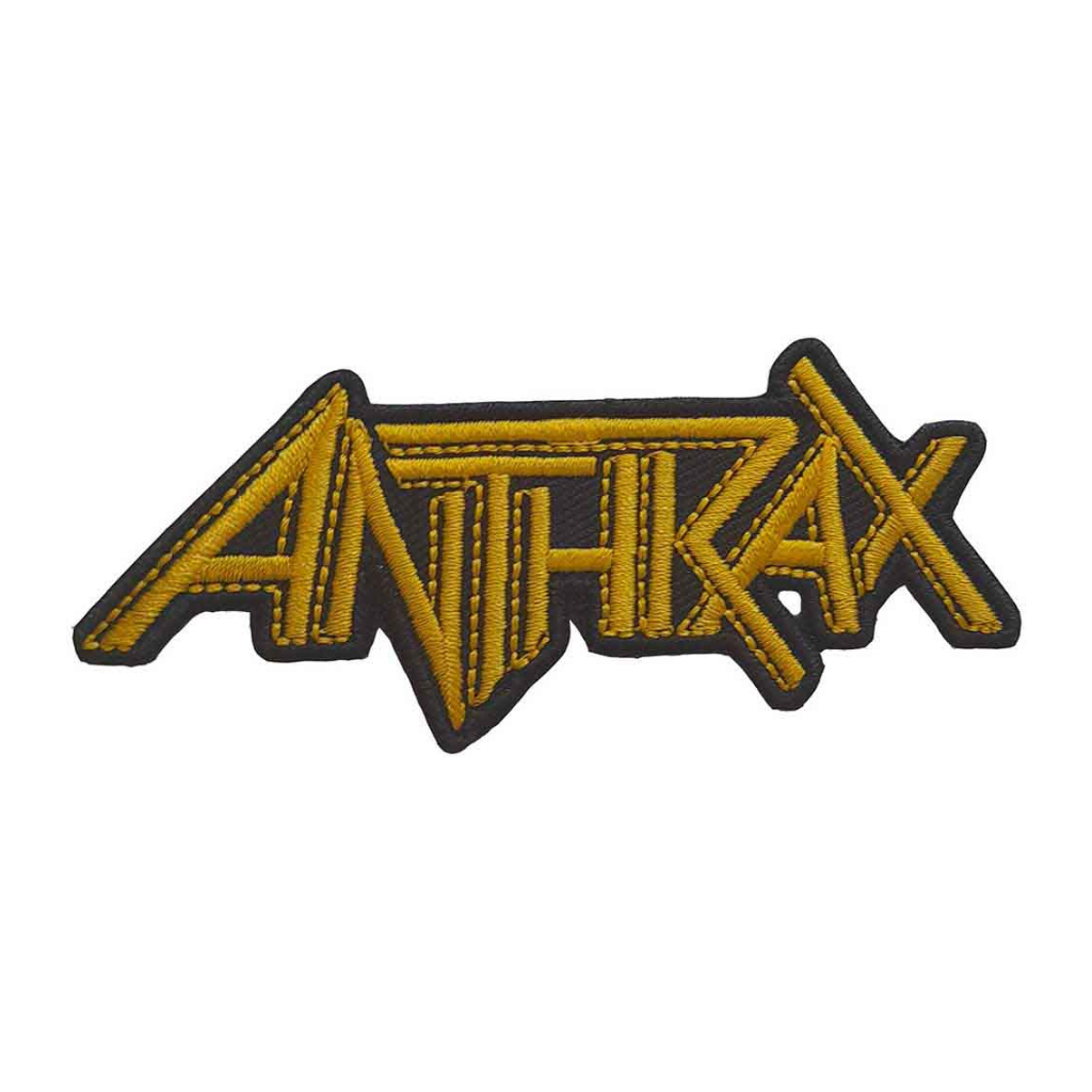 Anthrax Aufnäher Patch Logo Gelb Schwarz