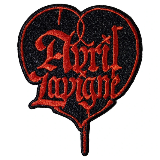 Avril Lavigne Patch · Heart (7cm x 9cm)