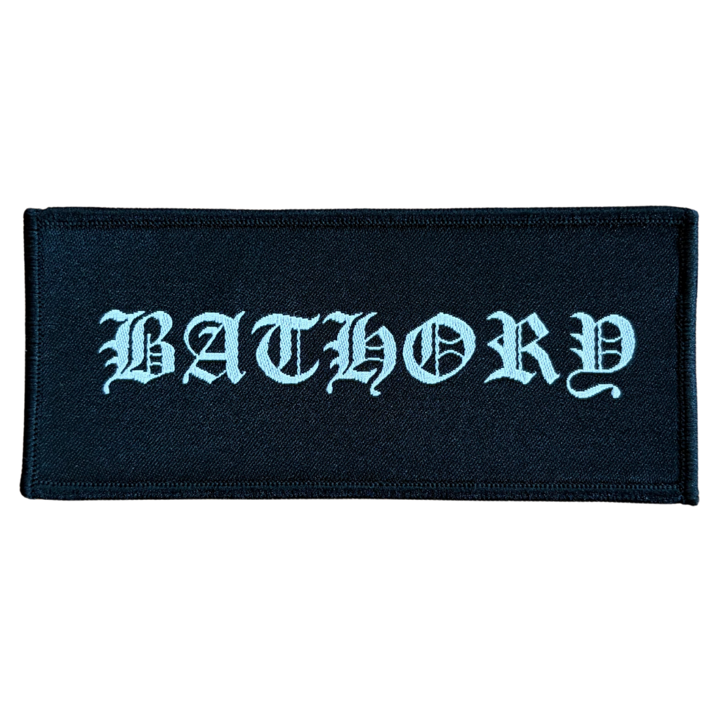 Bathory Patch · Logo Stripe (10cm x 5cm)