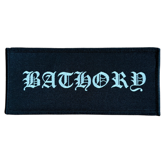 Bathory Patch · Logo Stripe (10cm x 5cm)
