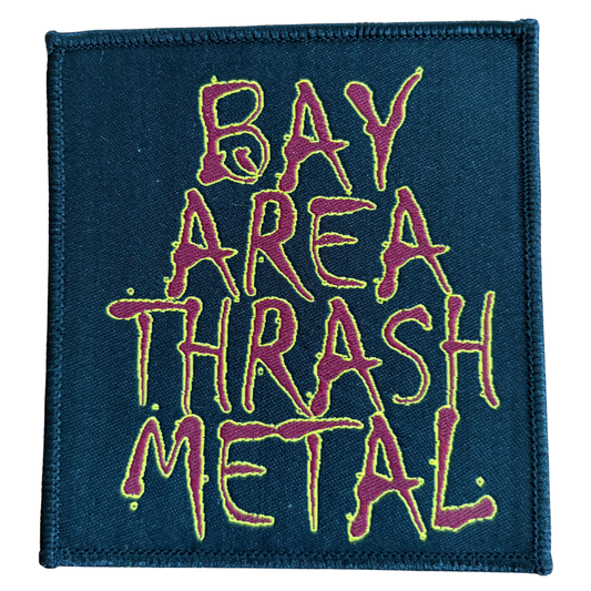 Biker & Motiv Patch · Bay Area Thrash Metal  (9cm x 10cm)