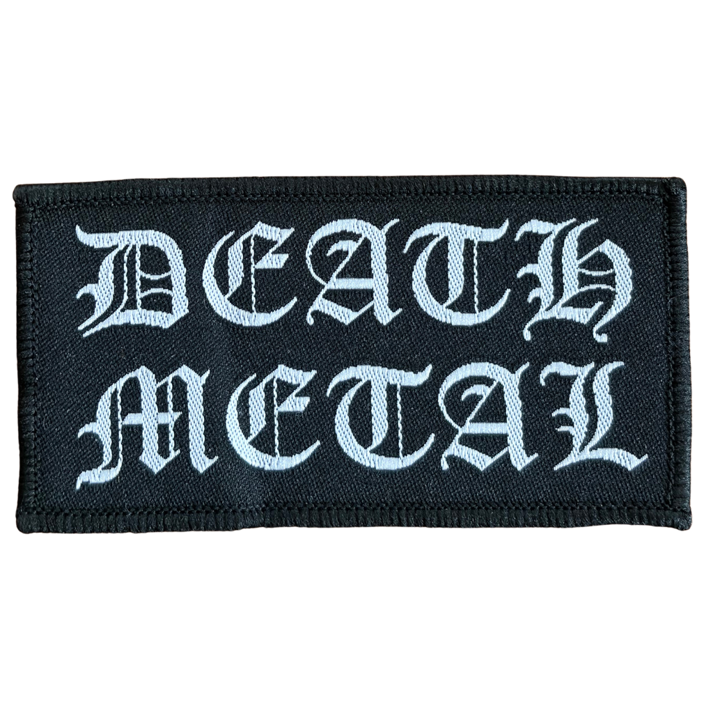 Biker & Motiv Patch · Death Metal Stripe (10cm x 5cm)
