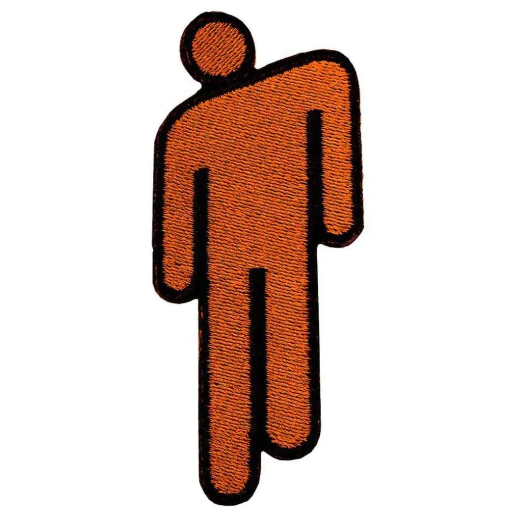 Billie Eilish Patch · Blohsh Orange (4cm x 8cm) - Totenkopf.com