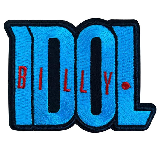 billy-idol-patch-blue-logo - Totenkopf.com