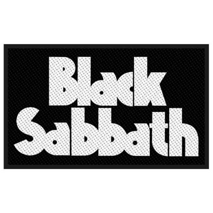 Black Sabbath Patch Aufnäher · Black Logo · Offizieller Metal Band Merch