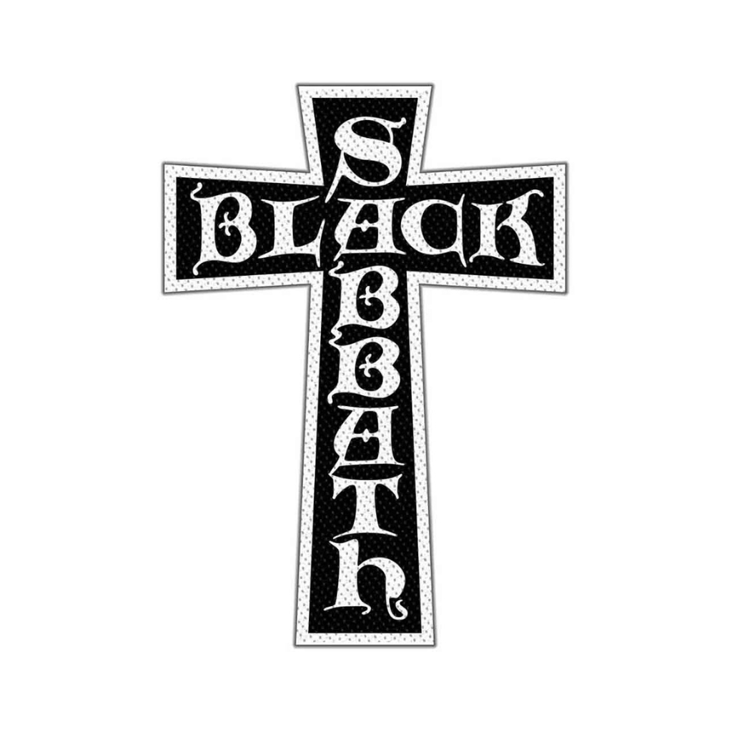 Black Sabbath Aufnäher Patch Cross