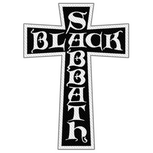 Black Sabbath Patch Aufnäher · Kreuz Cross · Offizieller Metal Band Merch