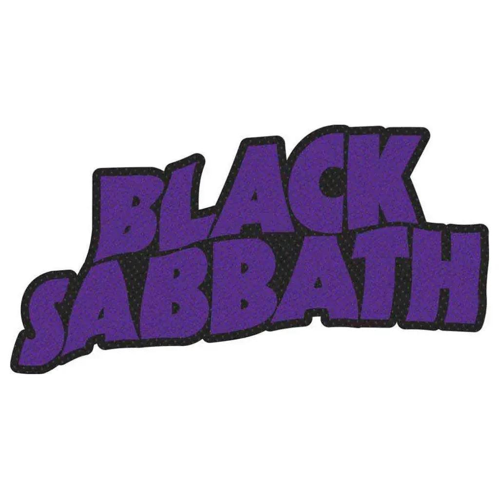 Black Sabbath Patch · Logo Wavy Purple Cut Out (10cm x 4cm) - Totenkopf.com