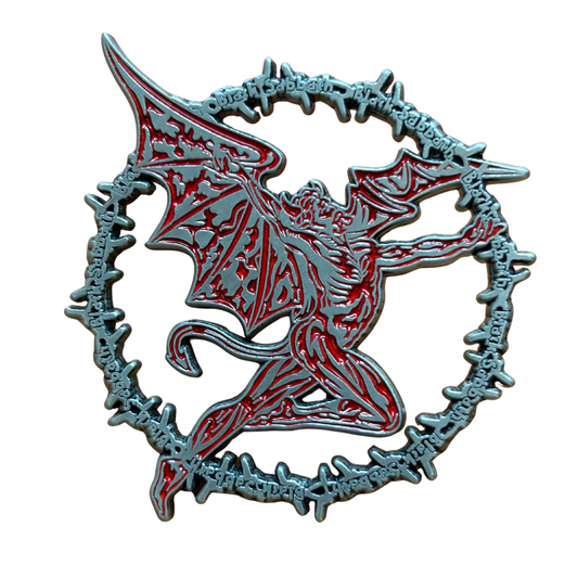 Black Sabbath Anstecker Pin · Daemon Ring Cut Out