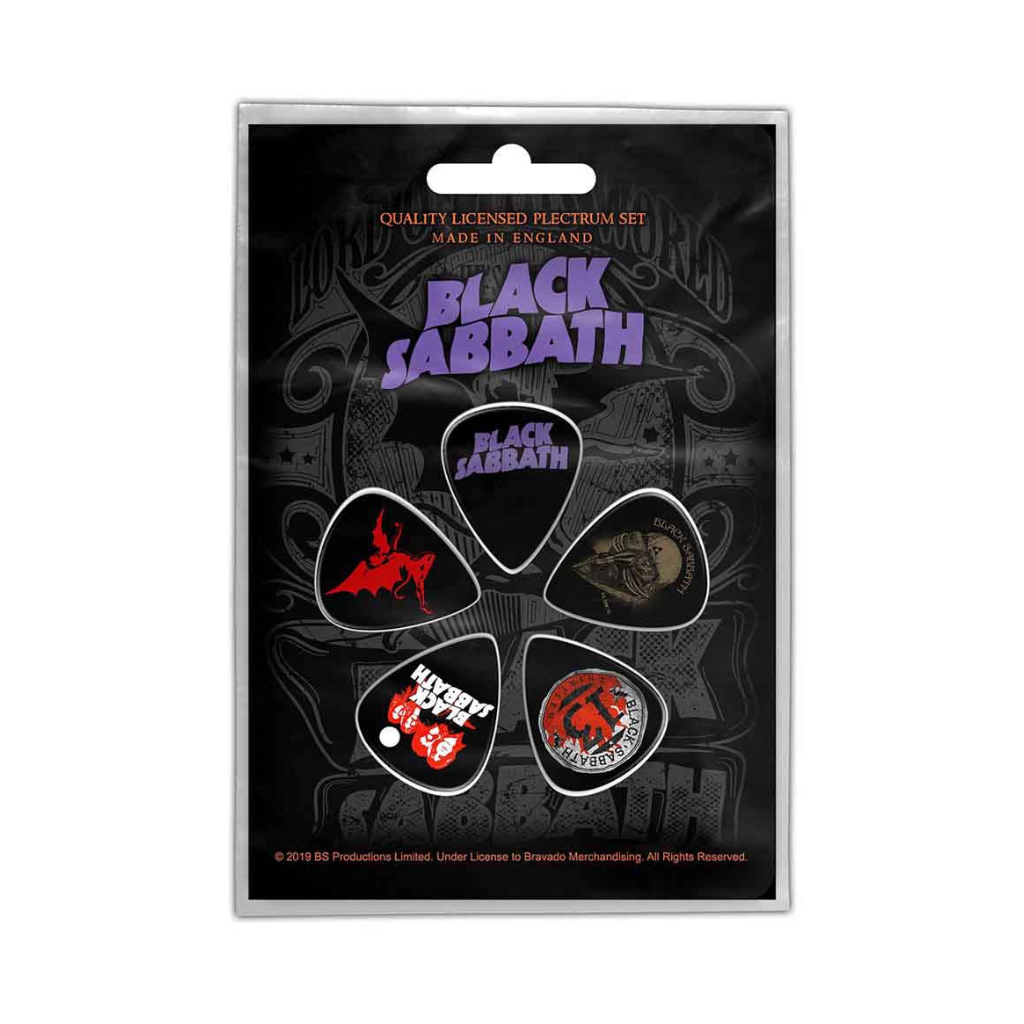  Black Sabbath Gitarren Plektrum (5er Plek Set) 