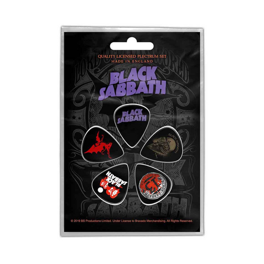  Black Sabbath Gitarren Plektrum (5er Plek Set) 
