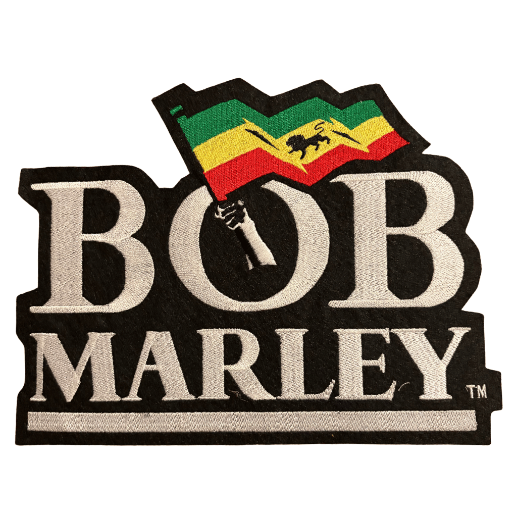 Bob Marley Backpatch Rückenaufnäher · Lion Flag (25cm x 20cm)