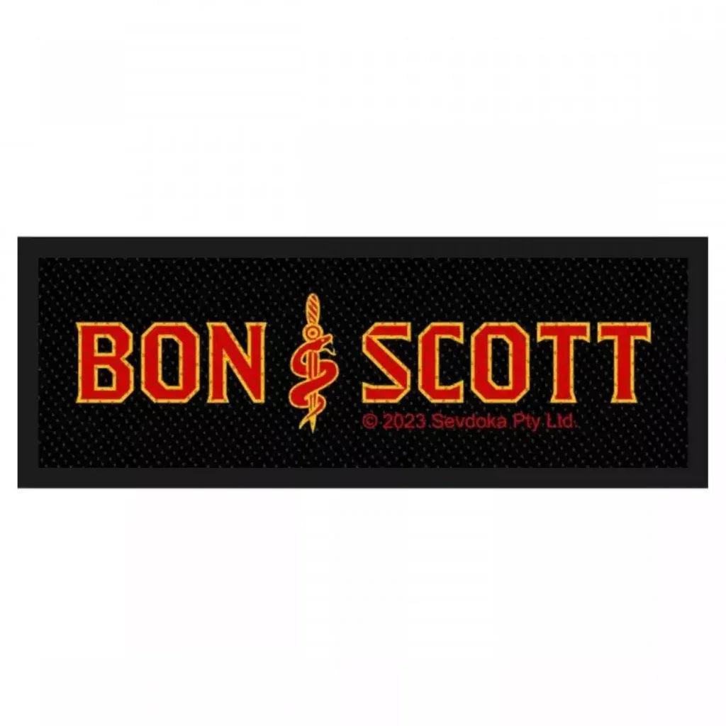 Bon Scott AC/DC Patch · Brother Snake Logo Stripe (11cm x 5cm) - Totenkopf.com