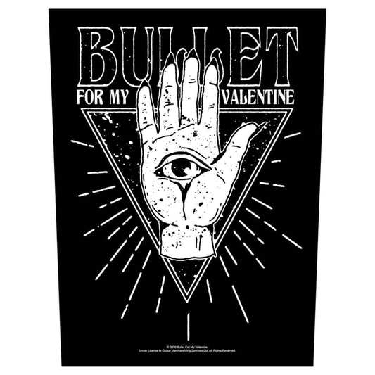 Bullet For My Valentin Backpatch Rückenaufnäher · All Seeing Eye (29cm x 34cm)