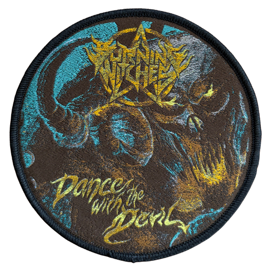 Burning Witches Patch Rund · Dancing With The Devils (Ø 9cm)