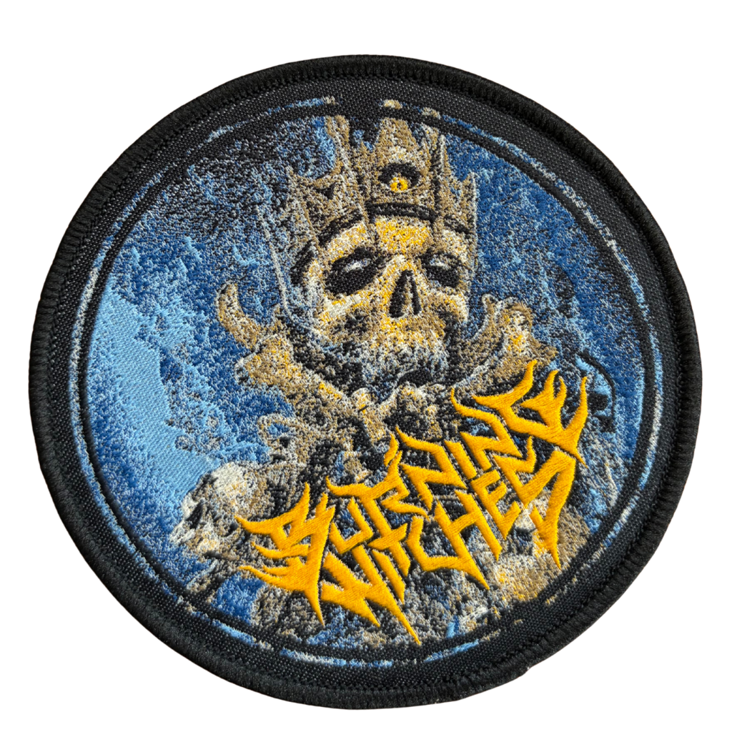 Burning Witches Patch Rund · (Ø 9cm) Skull