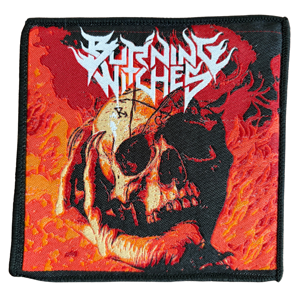 Burning Witches Patch · Skull (10cm x 10cm)