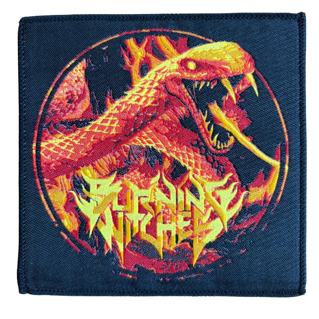 burning-witches-patch-snake - Totenkopf.com