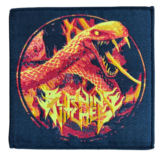 burning-witches-patch-snake - Totenkopf.com