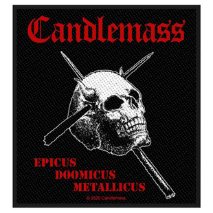 Candlemass Patch Aufnäher · Epicus Doomicus Metallicus · Offizieller Metal Band Merch