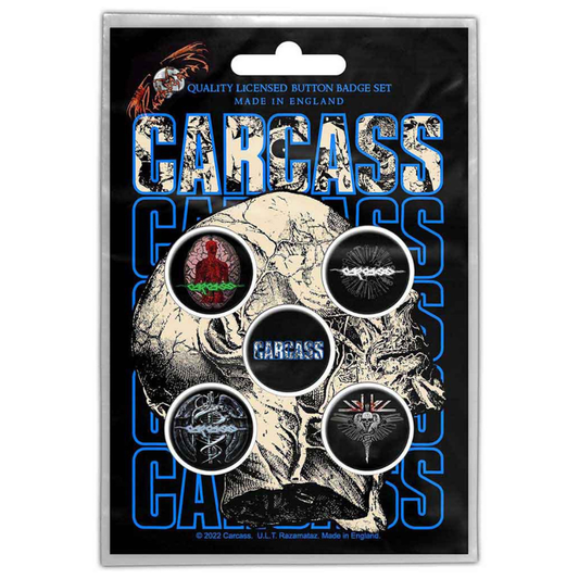 Carcass Button · Necro Head