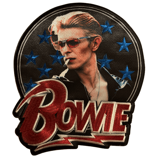 David Bowie Backpatch Rückenaufnäher · Stars (20cm x 23cm)