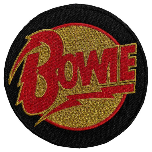 David Bowie Patch Rund · Diamand Dogs Logo (Ø 8cm)