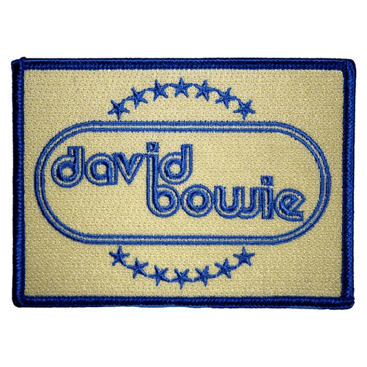 david-bowie-patch-oval-and-stars - Totenkopf.com