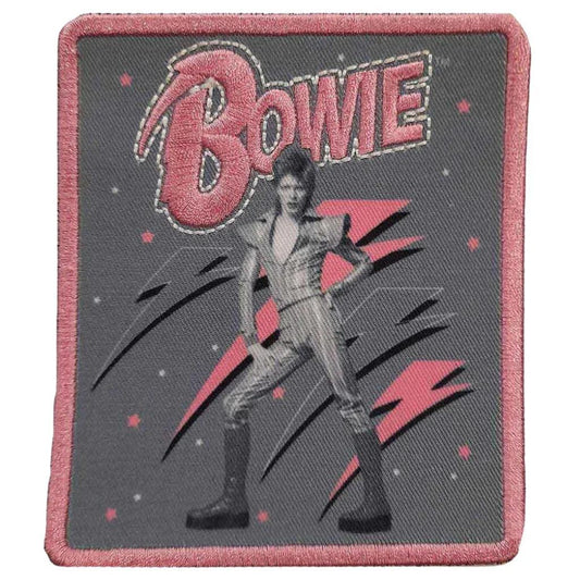 david-bowie-patch-pink-flash - Totenkopf.com