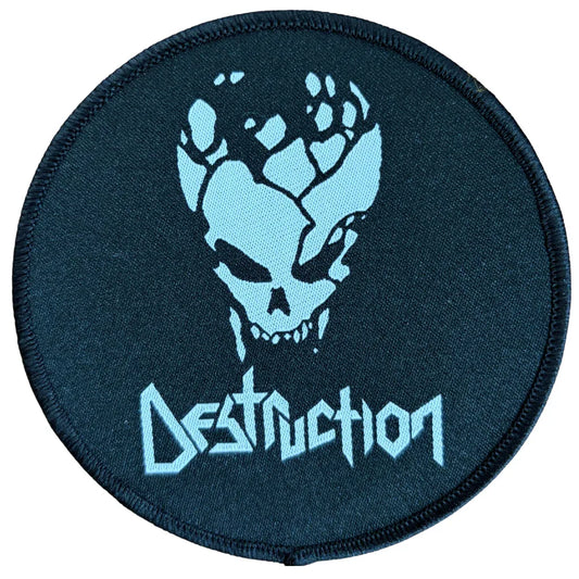 destruction-patch-skull-logo-rund - Totenkopf.com