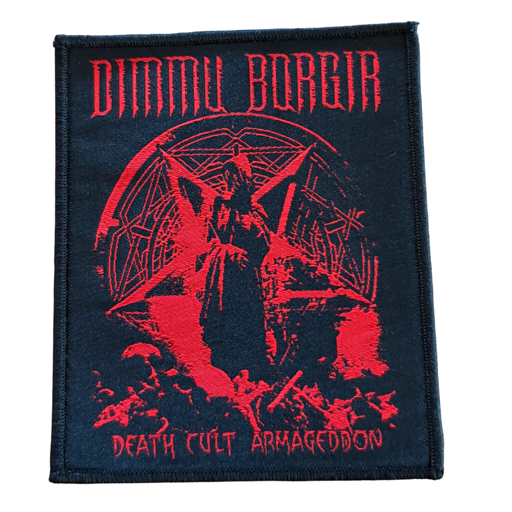 Dimmu Borgir Patch · Death Cult Armageddon Red (8cm x 10cm)