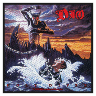 DIO Patch Aufnäher · Holy Diver · Offizieller Metal Band Merch