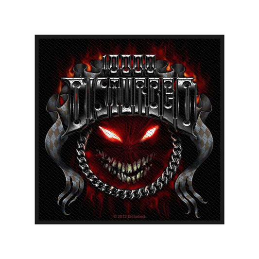 Disturbed Aufnäher Patch Chrome Smile