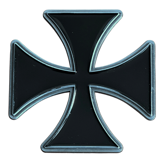 Eisernes Kreuz Anstecker Pin · Biker Motiv Iron Cross (5cm x 5cm)