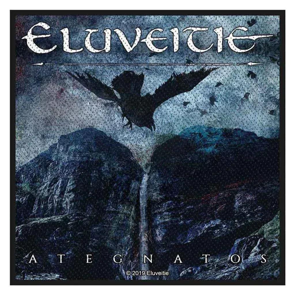 Eluveitie Patch · Ategnatos (10cm x 10cm) - Totenkopf.com