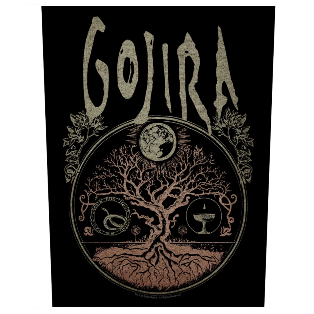 Gojira Backpatch Rückenaufnäher · Tree Of Life (29cm x 34cm)
