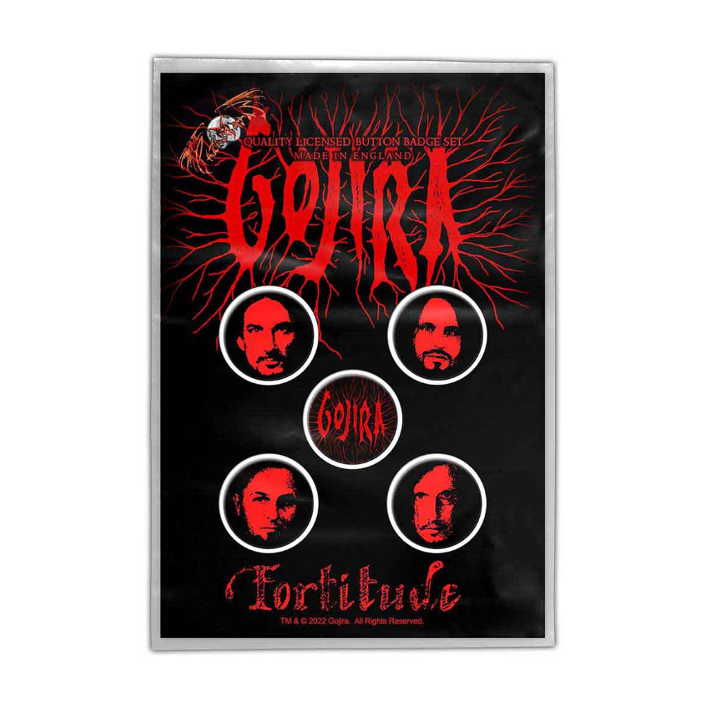 Gojira Anstecker Button Pin Badge (5er Set)