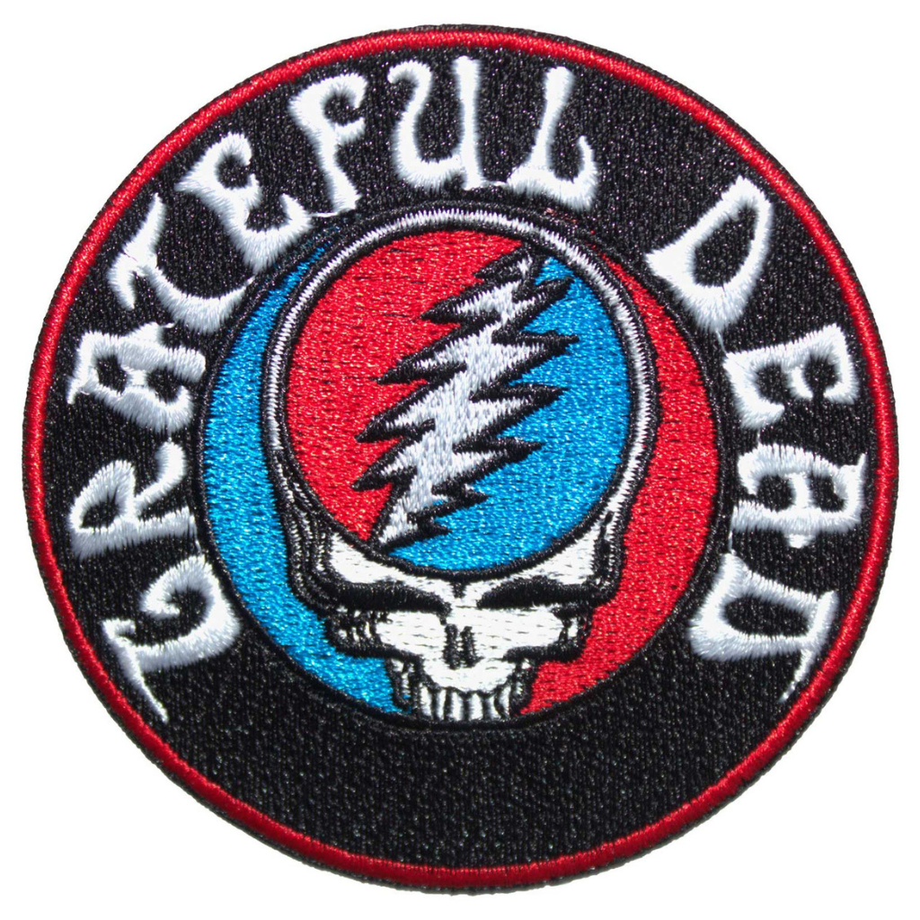Grateful Dead Patch · Steal Your Face Logo V2 (Ø 7cm)