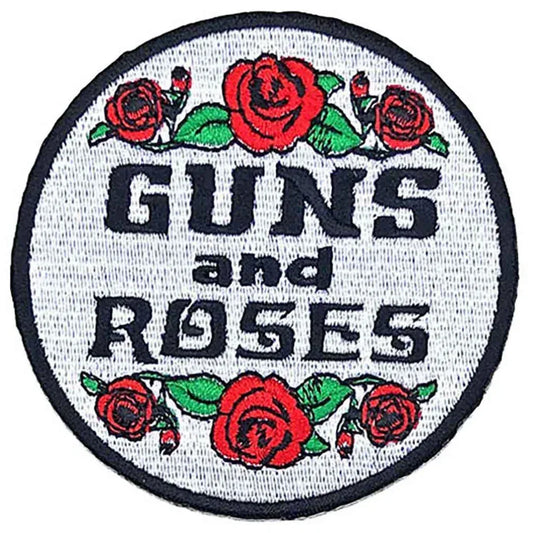Guns N' Roses Patch Rund · Roses Circle - Totenkopf.com