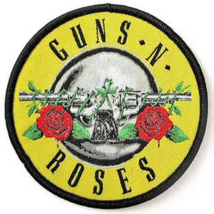 Guns N' Roses Patch Aufnäher · Classic Circle Logo · Offizieller Metal Band Merch