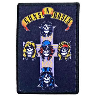 Guns N' Roses Patch Aufnäher · Nighttrain Cross · Offizieller Metal Band Merch