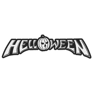 Helloween Patch Aufnäher · Kürbis Logo Stripe · Offizieller Metal Band Merch