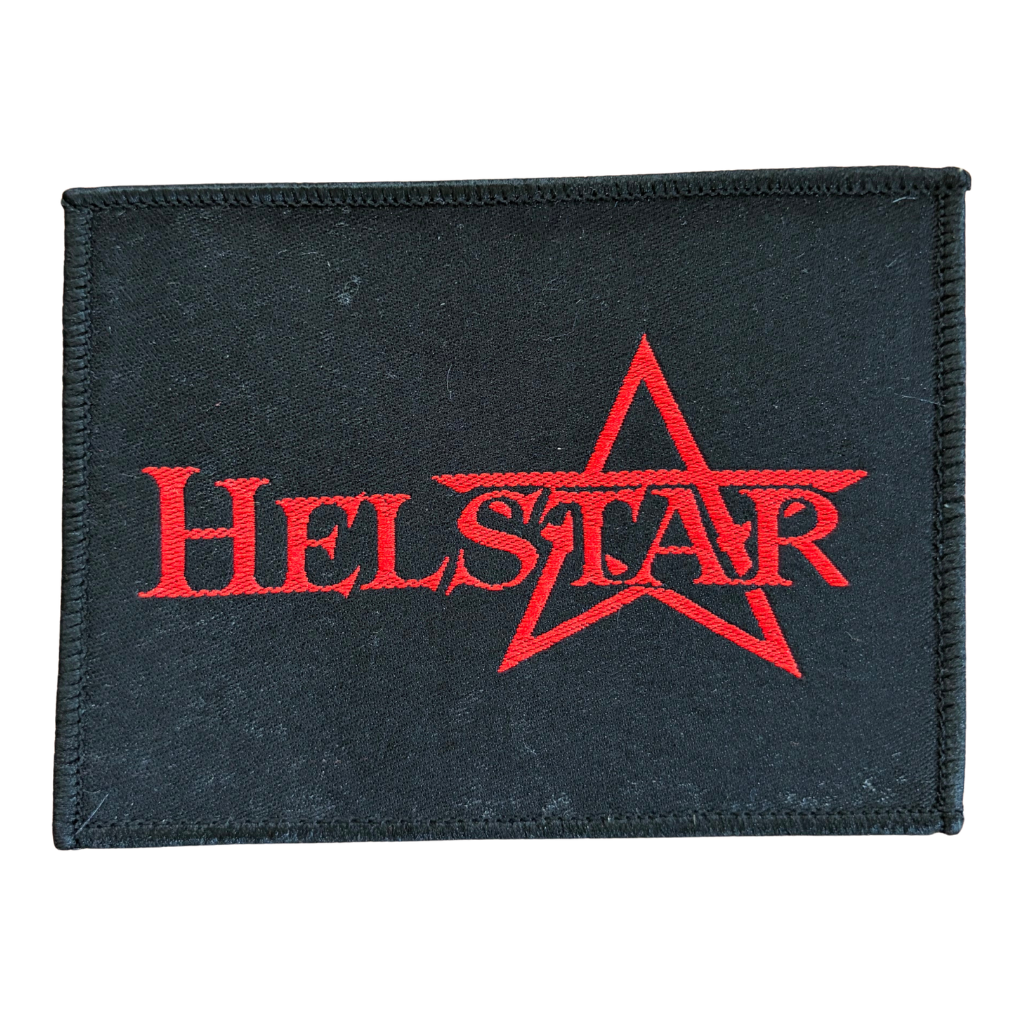 Helstar Patch · Classic Logo Black (10cm x 7cm)
