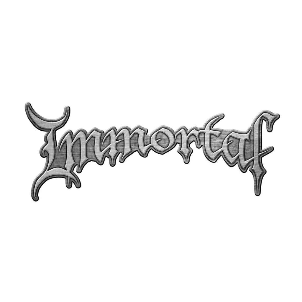 Immortal Grosser Logo Metal Anstecker Pin Badge