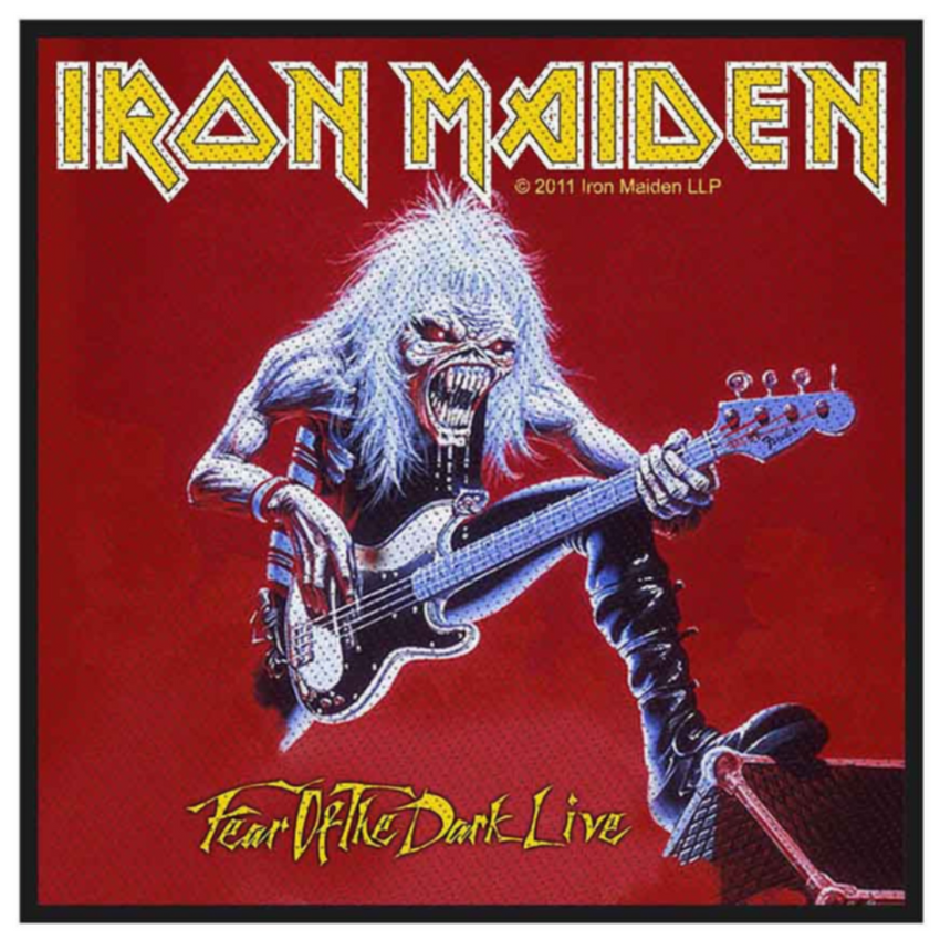 Iron Maiden Aufnäher Patch Fear of the Dark Live