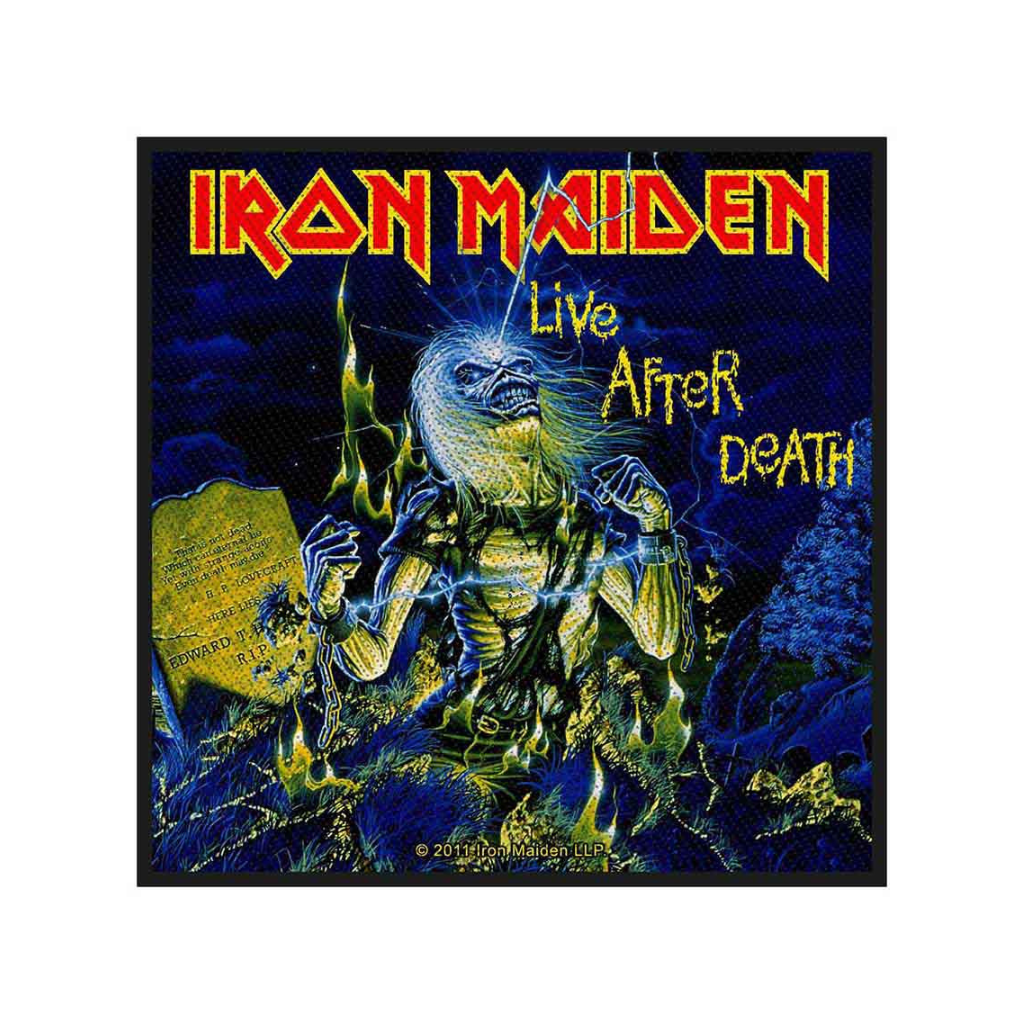 Iron Maiden Aufnäher Patch Live After Death