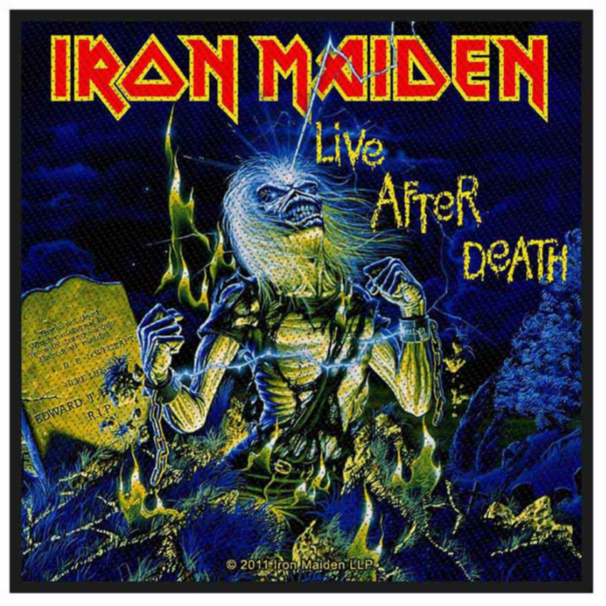 Iron Maiden Aufnäher Patch Live After Death