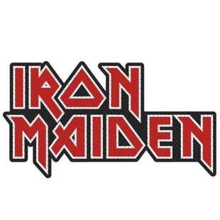 Iron Maiden Patch Aufnäher · Logo Cut Out · Offizieller Metal Band Merch